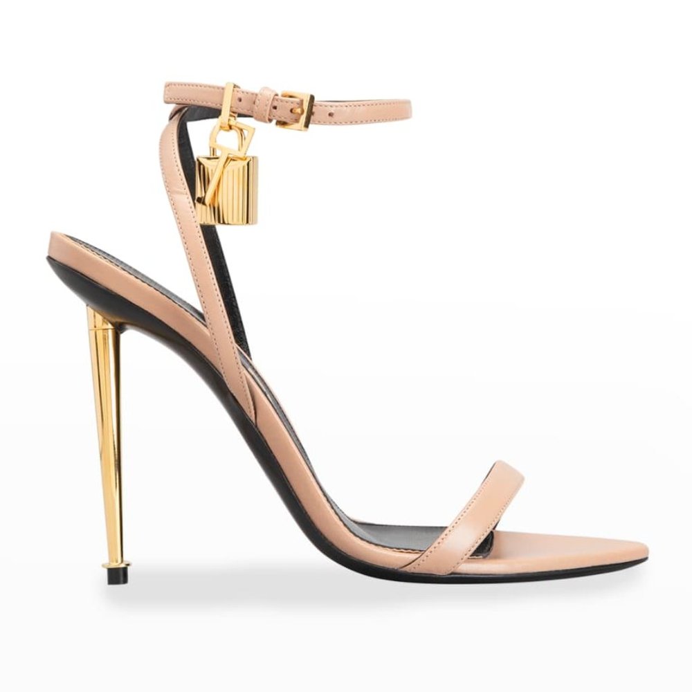 NEW TOM FORD 105mm Lock Stiletto Sandals